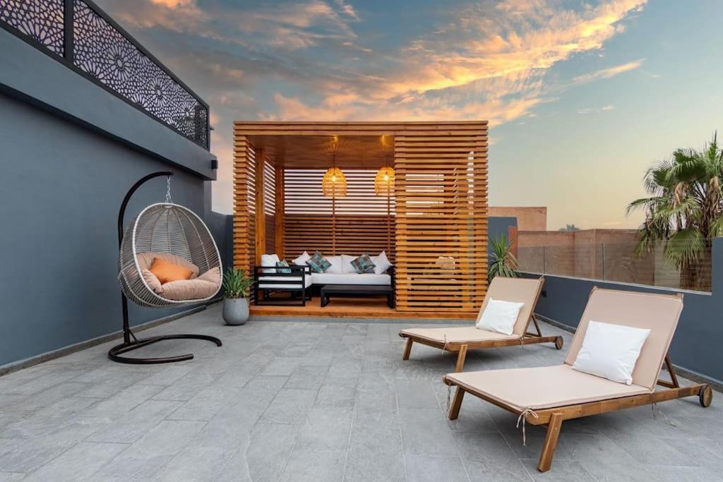 Appartement Cosy Au Coeur De Marrakech Avec Piscine Marakeş Dış mekan fotoğraf